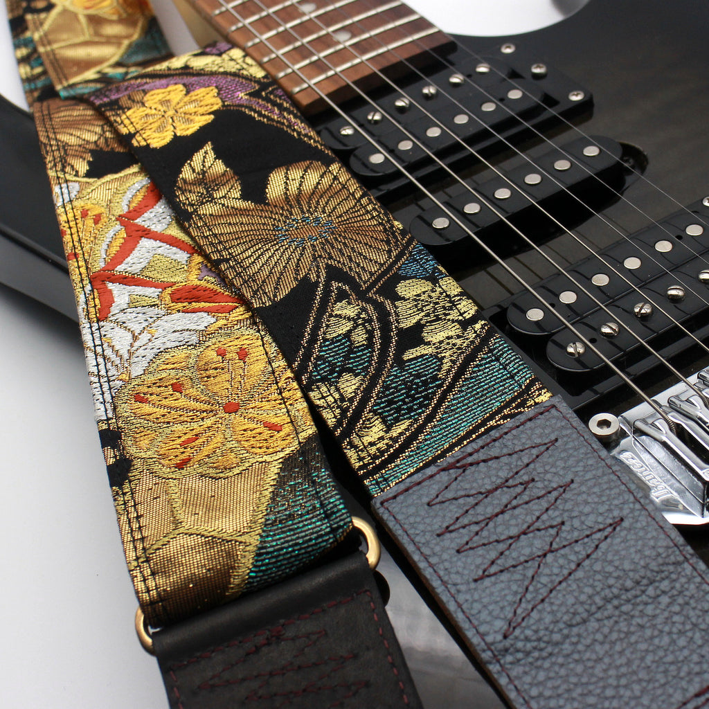 Unique and beautiful guitar strap [SC722022] - hand made in Japan – Singing  Crane