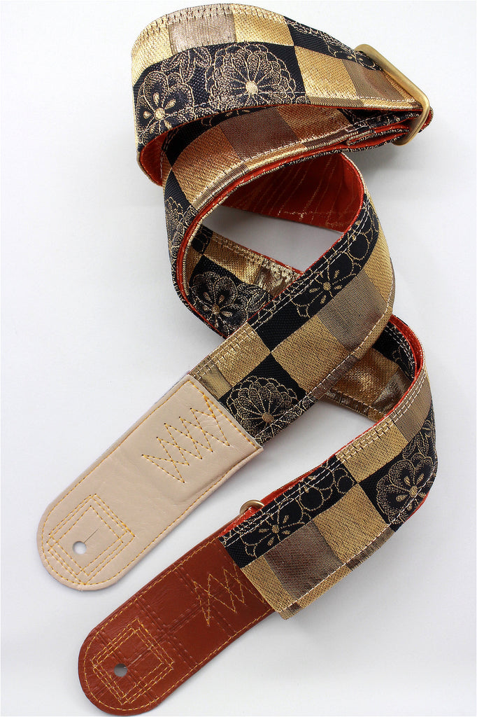 Unique and beautiful guitar strap [SC722162] - hand made in Japan